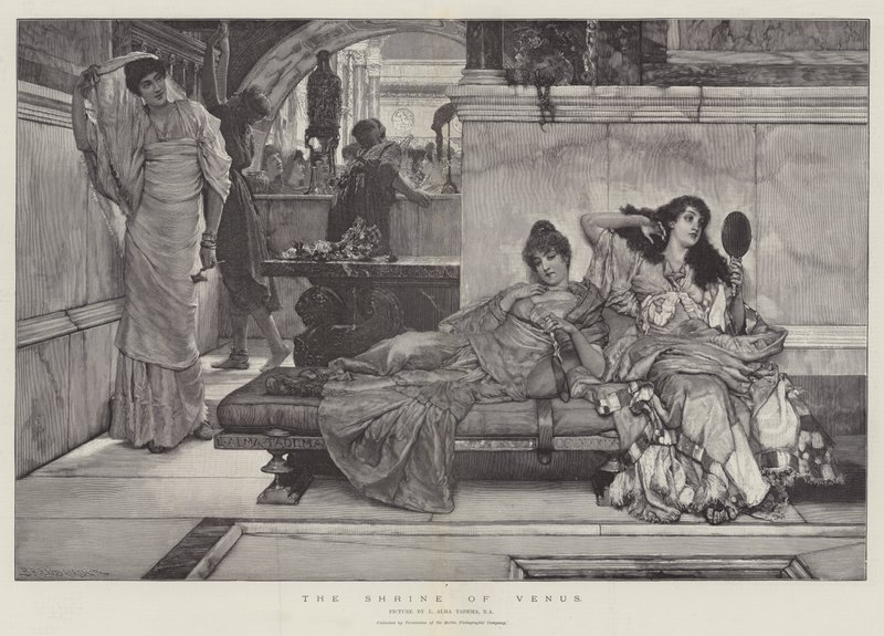 The Shrine of Venus by Lawrence Alma Tadema