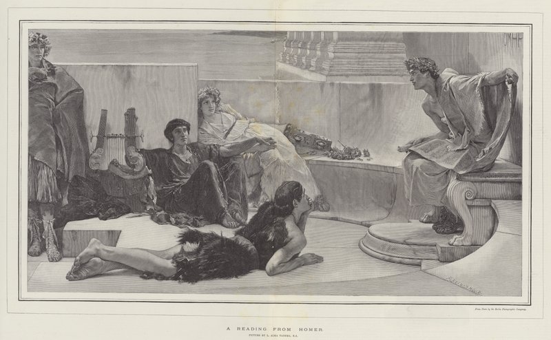 A Reading from Homer by Lawrence Alma Tadema