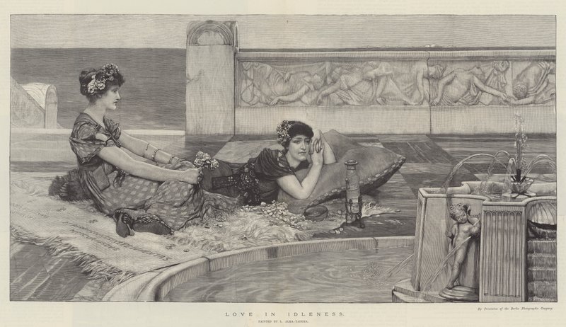 Love in Idleness by Lawrence Alma Tadema