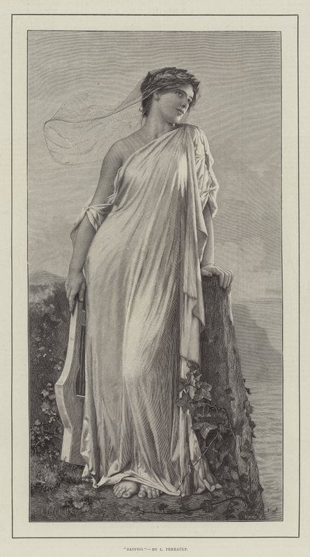 Sappho by Leon Bazile Perrault