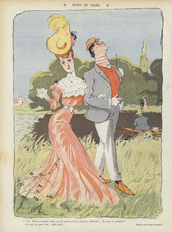 Illustration for Le Rire by Leonce Burret