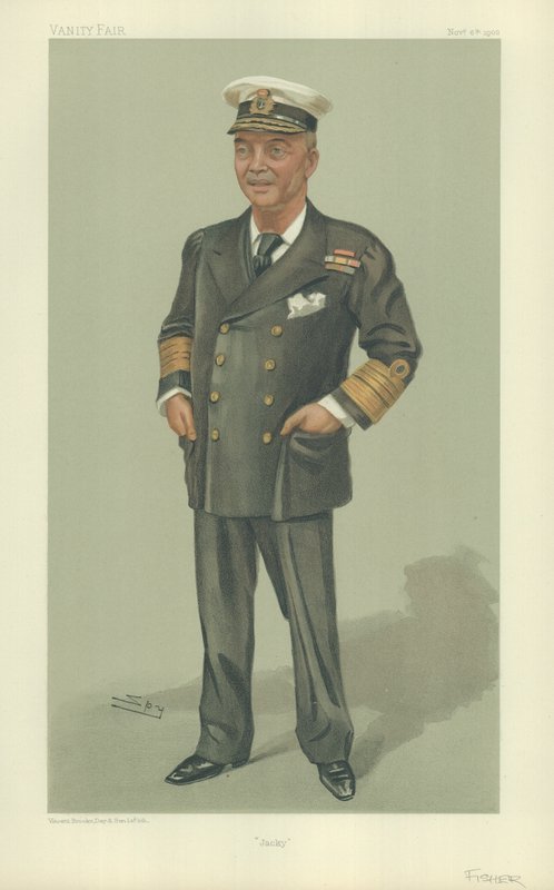 Admiral Sir John Arbuthnot Fisher by Leslie Matthew Ward