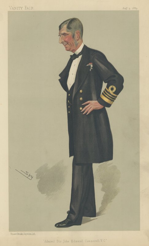 Admiral Sir John Edmund Commerell VC by Leslie Matthew Ward