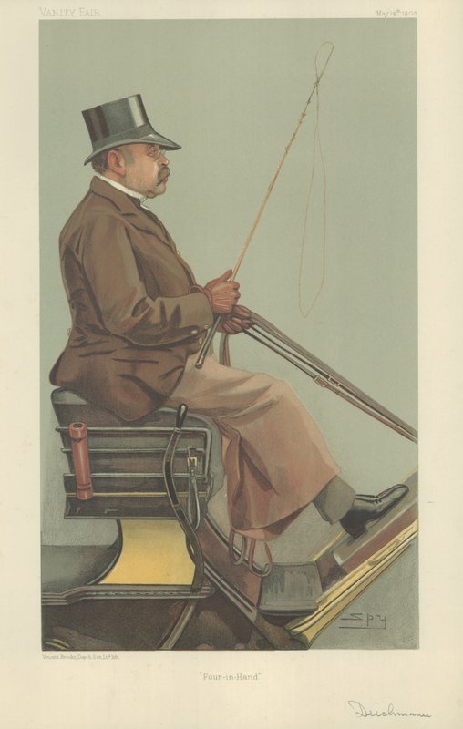 Baron Adolph Wilhelm Deichmann by Leslie Matthew Ward