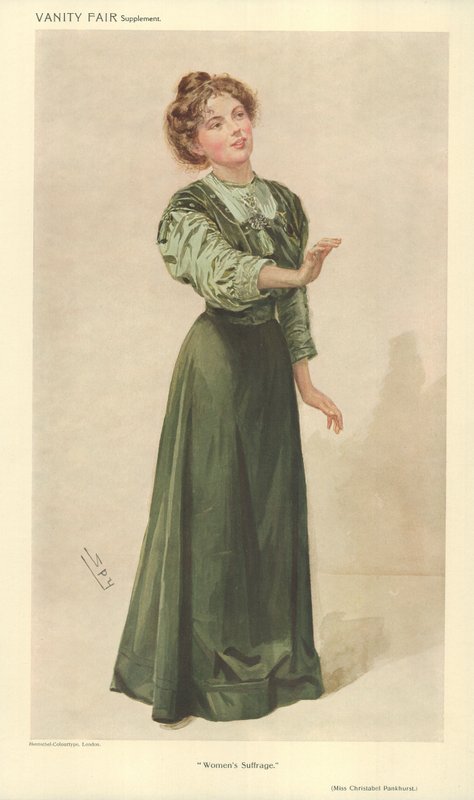 Miss Christabel Pankhurst by Leslie Matthew Ward