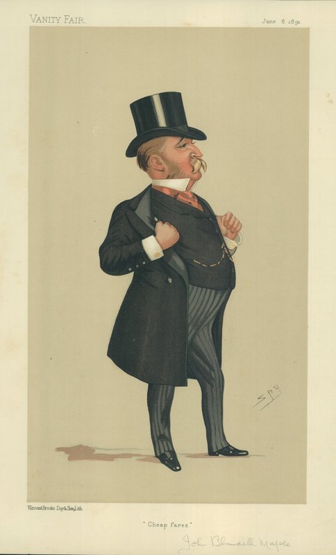Mr John Blundell Maple by Leslie Matthew Ward