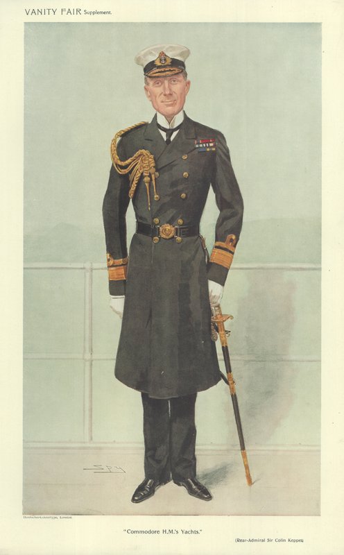 Rear-Admiral Sir Colin Keppel by Leslie Matthew Ward