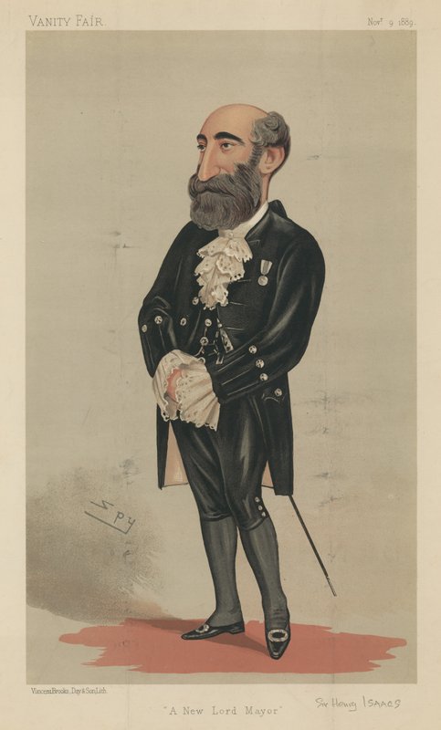 Sir Henry Aaron Isaacs by Leslie Matthew Ward