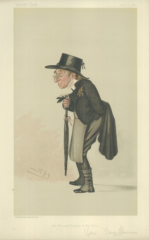 The Venerable Benjamin Harrison by Leslie Matthew Ward