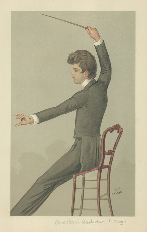 Signor Pietro Mascagni by Liborio Prosperi