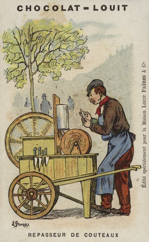 Repasseur de Couteaux by Louis Borgex