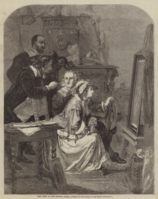 The Visit to the Studio by Louis Haghe