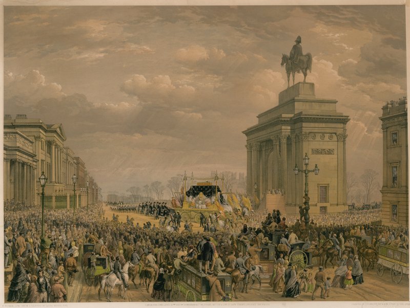 The funeral of the Duke of Wellington by Louis Haghe