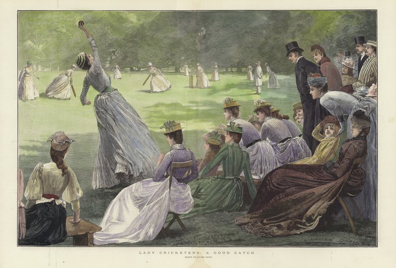 Lady Cricketers: A Good Catch by Lucien Davis