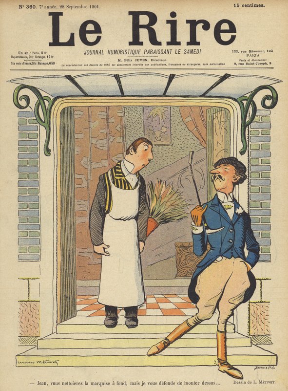 Illustration for Le Rire by Lucien Metivet