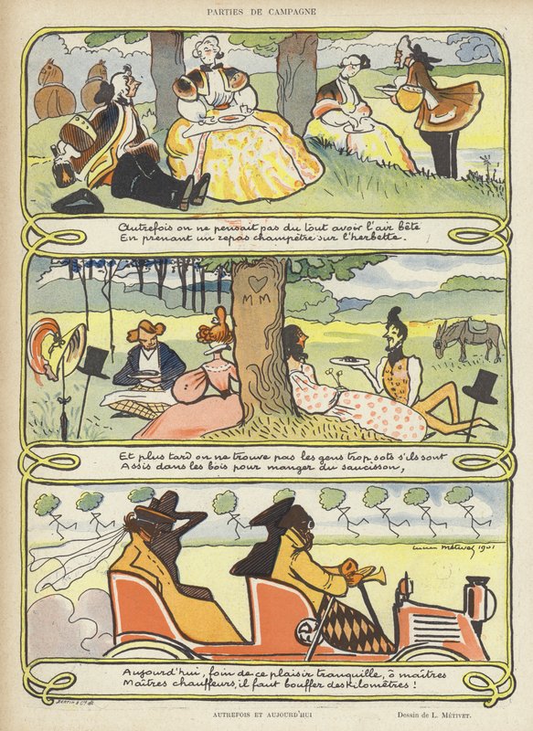 Illustration for Le Rire by Lucien Metivet