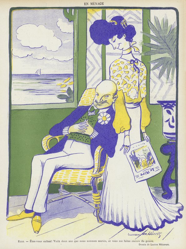 Illustration for Le Rire by Lucien Metivet