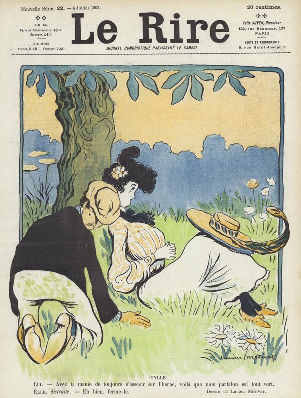 Illustration for Le Rire by Lucien Metivet