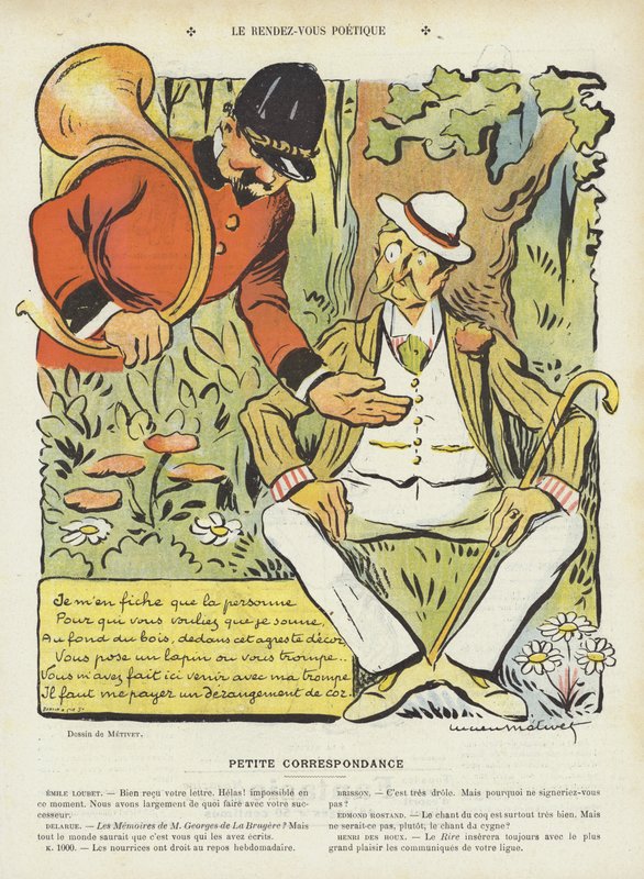 Illustration for Le Rire by Lucien Metivet