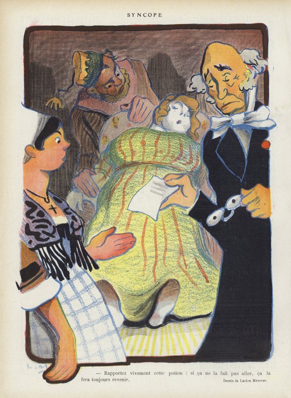 Illustration for Le Rire by Lucien Metivet