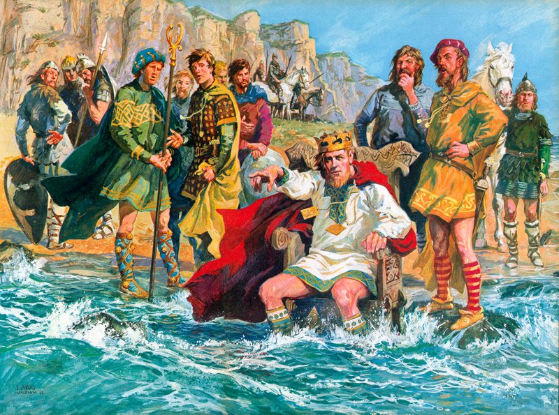 King Canute by Luis Arcas Brauner