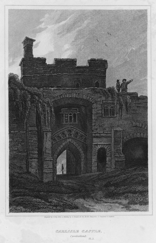 Carlisle Castle, Cumberland by Luke (after) Clennell