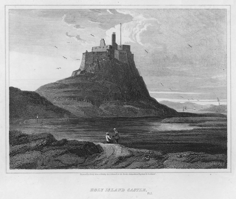Holy Island Castle by Luke (after) Clennell