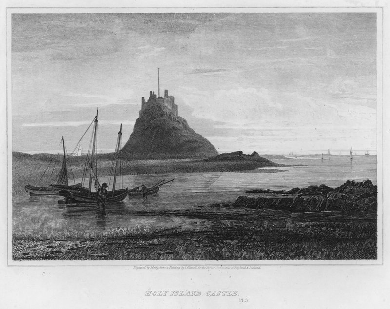 Holy Island Castle by Luke (after) Clennell