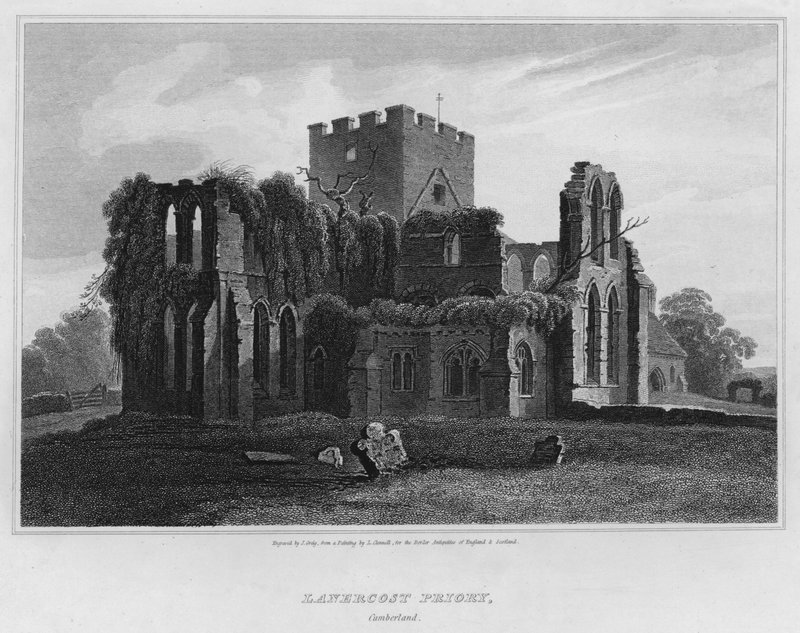 Lanercost Priory, Cumberland by Luke (after) Clennell