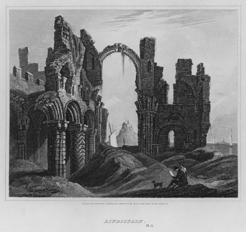 Lindisfarn by Luke (after) Clennell