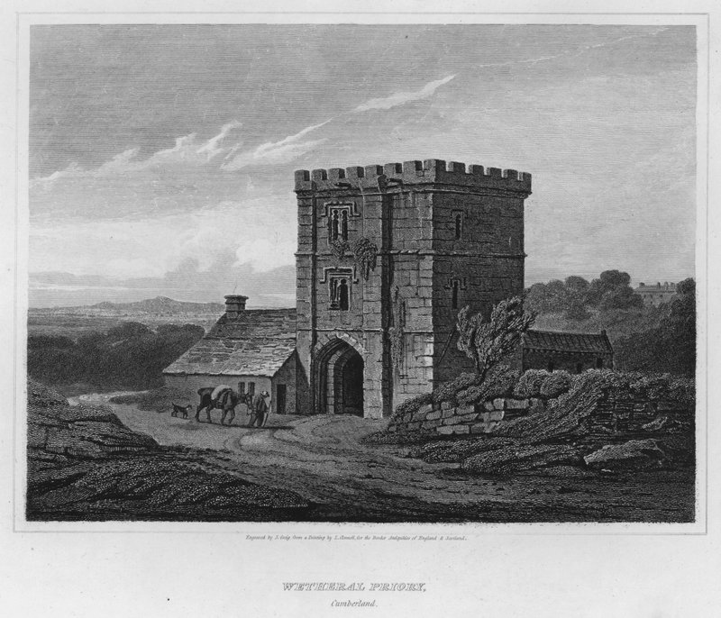 Wetheral Priory, Cumberland by Luke (after) Clennell
