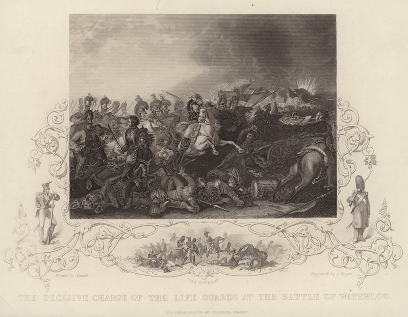 Battle of Waterloo by Luke Clennell