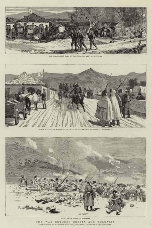 The War between Servia and Bulgaria by Maksymiljan Antoni Piotrowski