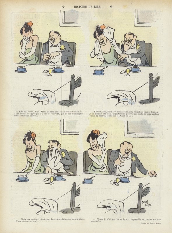 Illustration for Le Rire by Marcel Amable O.L. Capy