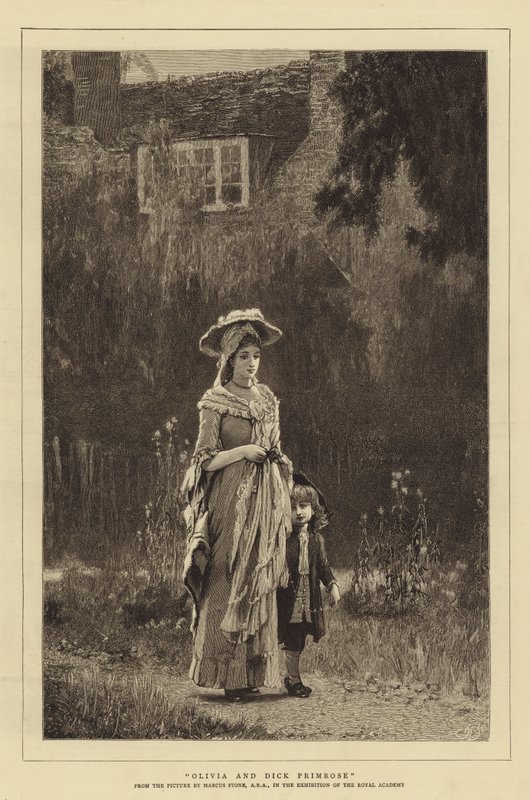 Olivia and Dick Primrose by Marcus Stone