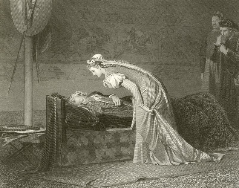 Lear and Cordelia by Marcus Stone