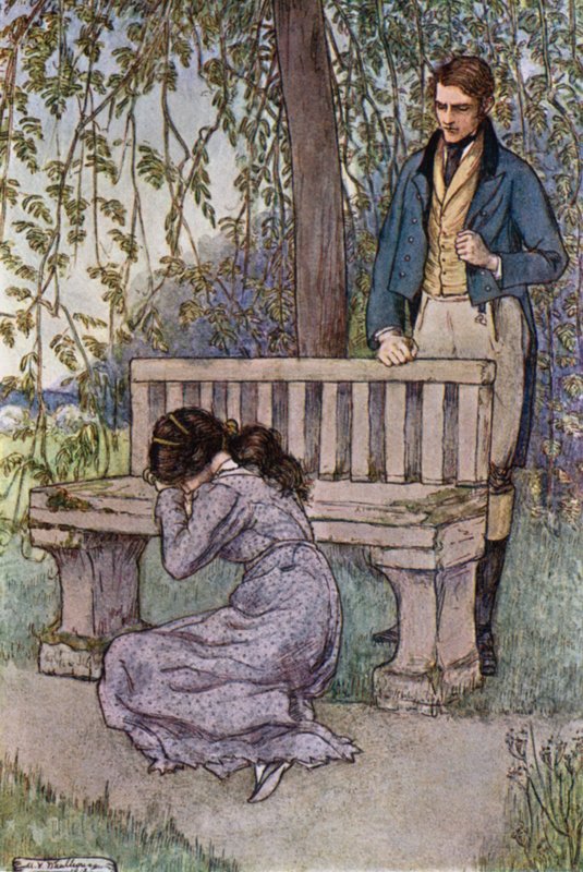 Illustration for Wives and Daughters by Mrs Gaskell by Mary V. Wheelhouse