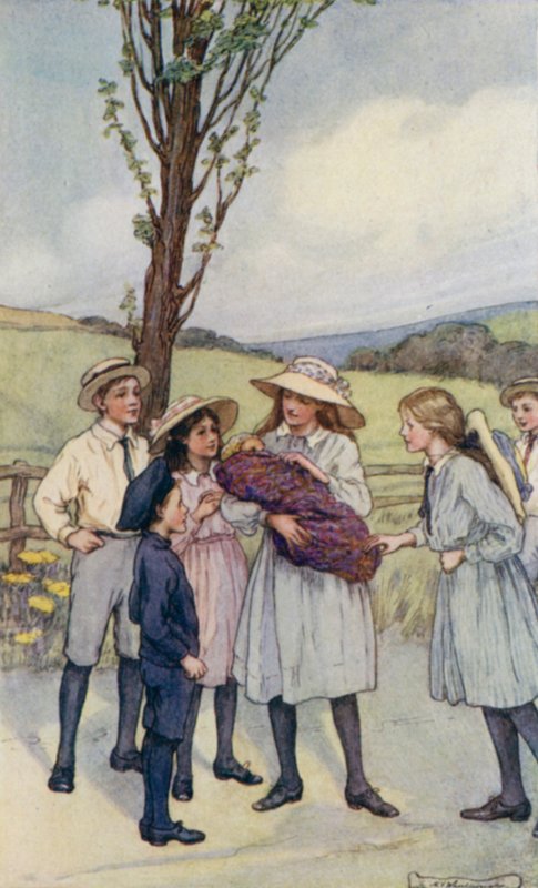 Scene from The Slowcoach, by Edward Verrall Lucas by Mary V. Wheelhouse