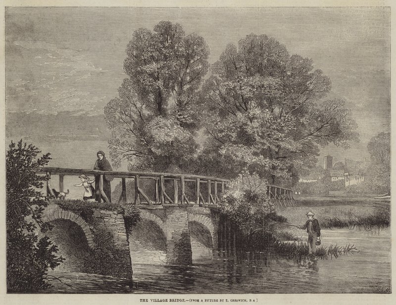 The Village Bridge by Matthew Somerville Morgan