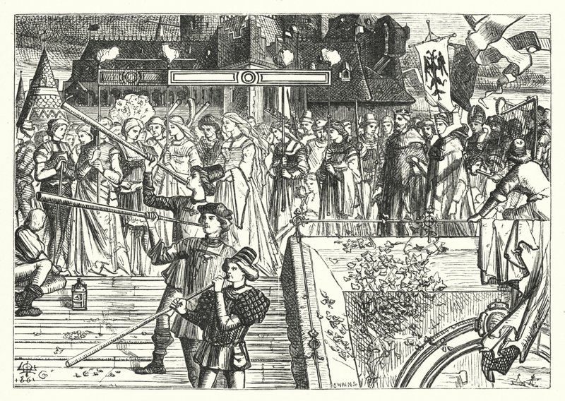 The Dead Bride by Matthew James (attr. to) Lawless