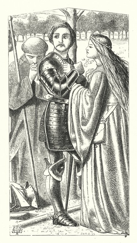 The Young Queen-Wife by Matthew James (attr. to) Lawless