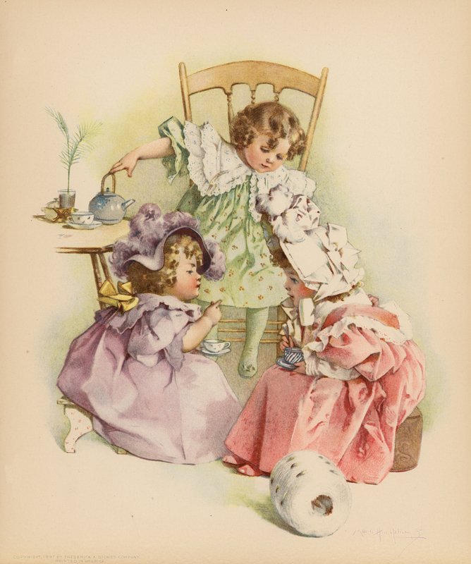 Tea and Gossip by Maud Humphrey