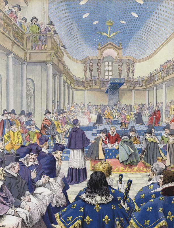Richelieu at the Estates General of 1614 by Maurice Leloir