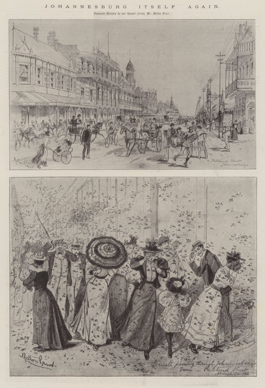 Johannesburg Itself Again by Melton Prior