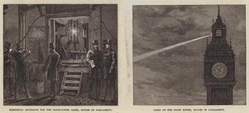 The Clock Tower Light by Melton Prior