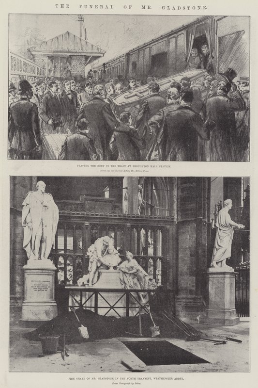 The Funeral of Mr Gladstone by Melton Prior