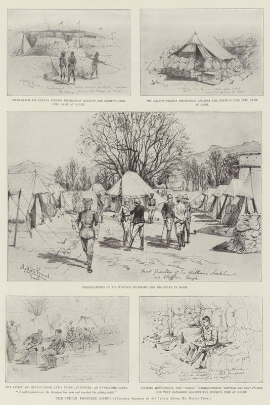 The Indian Frontier Rising by Melton Prior