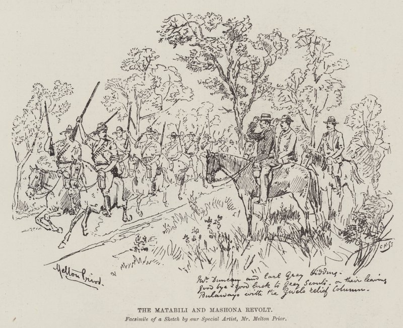 The Matabili and Mashona Revolt by Melton Prior