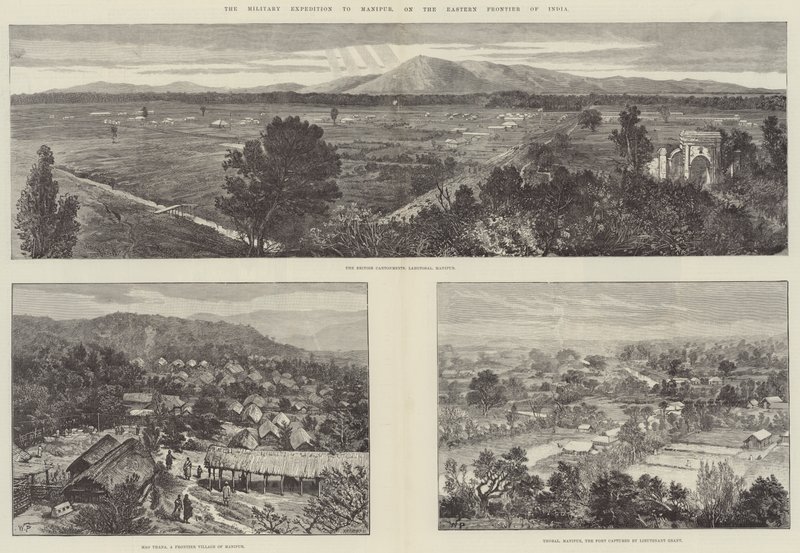 The Military Expedition to Manipur, on the Eastern Frontier of India by Melton Prior