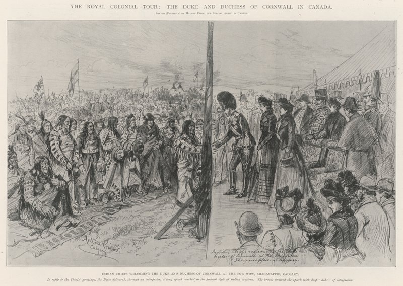 The Royal Colonial Tour, the Duke and Duchess of Cornwall in Canada by Melton Prior